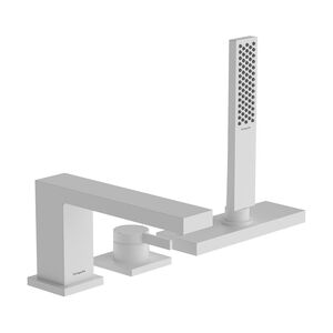 купить Змішувач на край ванни Hansgrohe Tecturis E врізний на 3 отвори з sBox, Matt White (73443700) недорого