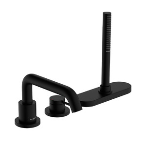 купить Змішувач на край ванни Hansgrohe Tecturis S врізний на 3 отвори з sBox, Matt Black (73447670) недорого
