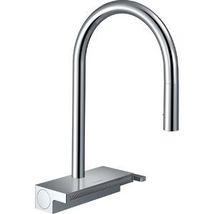 купить Кухонний змішувач Hansgrohe Aguno Select 170 3jet з витяжним виливом Sbox, хром (73831000) недорого