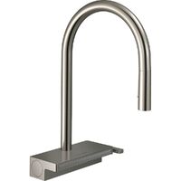 Кухонний змішувач Hansgrohe Aguno Select 170 3jet з витяжним виливом Sbox, сталевий (73831800)