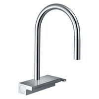 Змішувач кухонний Hansgrohe Aquno Select 170 3jet з витяжним зливом, хром (73837000)