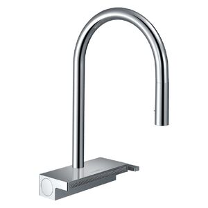 купить Змішувач кухонний Hansgrohe Aquno Select 170 3jet з витяжним зливом, хром (73837000) недорого