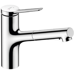 купить Змішувач для кухні Hansgrohe Zesis M33 150 2jet з витяжним зливом, Chrome (74800000) недорого