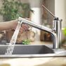 Змішувач для кухні Hansgrohe Zesis M33 150 2jet з витяжним зливом, Chrome (74800000)