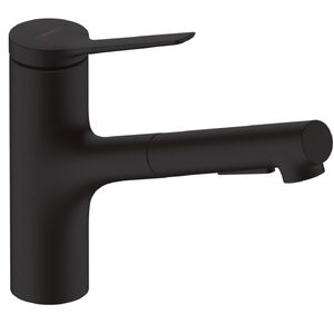 купить Змішувач для кухні Hansgrohe Zesis M33 150 2jet з витяжним виливом, Matt Black (74800670) недорого