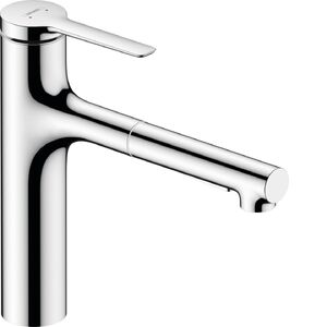 купить Змішувач для кухні Hansgrohe Zesis M33 160 2jet з витяжним зливом, Chrome (74801000) недорого