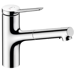 купить Змішувач для кухні Hansgrohe Zesis M33 150 2jet з витяжним зливом sBox Lite, Chrome (74803000) недорого