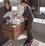 Змішувач для умивальника Hansgrohe Vivenis 110 CoolStart з д/к pop-up, Brushed Black Chrome (75023340)