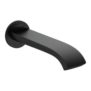 купить Вилив на ванну Hansgrohe Vernis виступ 202 мм, чорний матовий (75410670) недорого