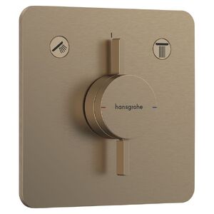 купить Змішувач прихованого монтажу Hansgrohe DuoTurn 2 споживача, бронза (75414140) недорого