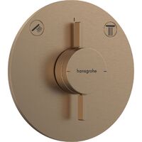 Змішувач Hansgrohe DuoTurn S для душу прихованого монтажу, бронза (75418140)