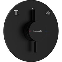 Змішувач прихованого монтажу Hansgrohe DuoTurn S, чорний матовий (75418670)