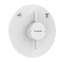 Змішувач Hansgrohe прихованого монтажу для душу DuoTurn S на 2 функції, White (75418700)