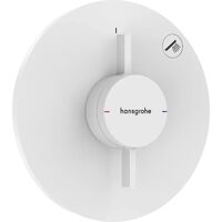 Змішувач для душу Hansgrohe прихованого монтажу DuoTurn S на 1 функцію, Matt White (75618700)