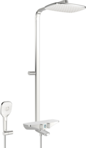 купить Oras Esteta Wellfit 7593-11 Душова сичтема Змішувач з верхнім душем rain shower 6 V недорого