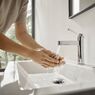 Змішувач для умивальника Hansgrohe Finoris 100 з донним клапаном push-open, чорний матовий (76010670)