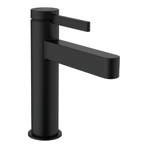 купить Змішувач для умивальника Hansgrohe Finoris 110 з донним клапаном push-open, чорний матовий (76020670) недорого