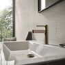 Змішувач для умивальника Hansgrohe Finoris 110 CoolStart з д/к push-open, Brushed Bronze (76024140)