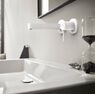 Змішувач для умивальника настінний Hansgrohe Finoris, білий матовий (76051700)