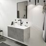 Змішувач для умивальника Hansgrohe Finoris 230 з 2JET та push-open, білий матовий (76063700)