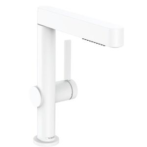 купить Змішувач для умивальника Hansgrohe Finoris 230 з 2JET та push-open, білий матовий (76063700) недорого