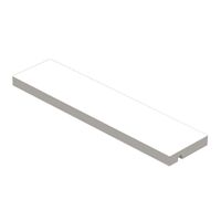 Полиця Ritmonio 39 см, White Acrylic Stone for ELEMENTA (7N0005F38)