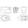 Унитаз подвесной Primera 8220015 Shape + крышка soft-close (2уп) 