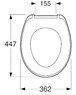 GUSTAVSBERG 8780S101 NORDIC 3 Кришка Softclose к Унитазам