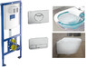 Villeroy&Boch 92246100+92249061+5614R001+9M68S101 Унитаз подвесной SUBWAY 2.0 Directflushс Крышкой Soft Clouse + ViConnect Комплект инсталляции для унитаза ViConnect E200 Клавиша Хром
