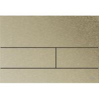 Панель змиву з двома клавішами TECEsquare II, метал, нікель брашований, Brushed nickel (9240843)