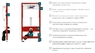 TECE 9300040 TECEprofil 9.300.040 Инсталляция для подвесного унитаза 8 см ТОЛЩИНА