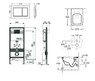 5685H101 Omnia Architectura унитаз подвесной с крышкой Soft Clouse в одной коробке + Комплект TECEbase kit 4в1 9400006
