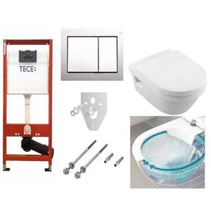 купить Villeroy&Boch 5684HR01 + 9400006 Omnia Architectura WWC Directflush Унитаз Подвесные с Крышкой Soft Close 9.400.006 TECEbase kit Комплект  недорого