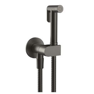 купить Гігієнічний душ Gessi Origini iз запобіжним клапаном, Black Metal Brushed PVD (45126707) недорого