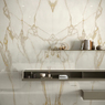 Керамогранітна плита для стільниць Atlas Concorde Plan, Calacatta Gold Bookmatch Silk St 162х324 12mm (AKE9)