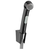 Гігієнічний душ Hansgrohe зі шлангом 1.2 м і власником, чорний матовий хром (32129340)