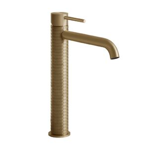 купить Змішувач для умивальника Gessi MECCANICA високий з довгим зливом, Warm Bronze Brushed (54206-726) недорого