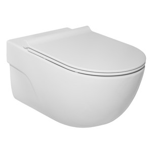 купить Roca A34H240000 Meridian Унитаз подвсеной Rimless с сиденьем Soft-Close недорого