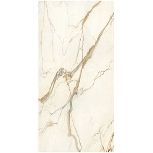 купить Керамогранітна плита для стільниць Atlas Concorde Plan Calacatta Imperiale Bookmatch Satin - 12mm ST 162x324 cm (A4I1) недорого