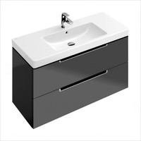 Villeroy&Boch A68900FP Subway 2.0 тумба под раковину цвет серый глянец