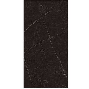 купить Керамогранітна плита для стільниць Atlas Concorde Plan Nero Marquina Bookmatch Silk - 12mm ST 162x324 cm (A6T4) недорого
