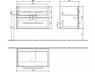 Villeroy&boch A89100B4 AVENTO тумба белая 760 x 520 x 447 mm