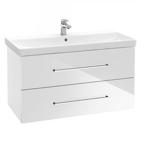 купить Villeroy&boch A89200B4 AVENTO тумба 2 выдвижных ящика белая 967 x 520 x 447 mm недорого