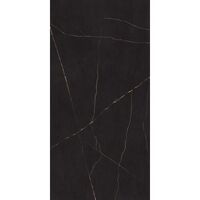 Керамогранітна плита для стільниць Atlas Concorde Black Atlantis BookMatch Silk 162x324 см 12 мм ST (A8XW)