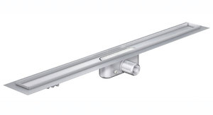 купить 408717 трап ACO showerdrain c-line 885 мм лоток в душевой с фланцем Стандартный Сифон монтажная высота 92мм горизонтальный выпуск  недорого