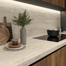 Керамогранітна плита для стільниць Atlas Concord Plan Travertino Pearl Hammered 162x324 cm 12 mm ST (AF4Z)