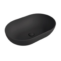 Умивальник на стільницю Flaminia APP 62 x 40 xh 16 cm, без переливу, Carbone matt (AP62ACAR)