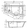 Riho BA8700500000000 Geta 160x90 L Ванна Акрил Асиметричная