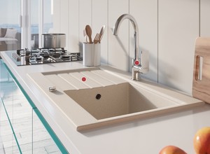купить Ferro BAQ4 Кухонные Краны Смесители Algeo Square Хром недорого