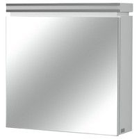 Cersanit Olivia S543-011 зеркальный шкафчик для ванной с подсветкой 56 * 56 см Цвет Белый